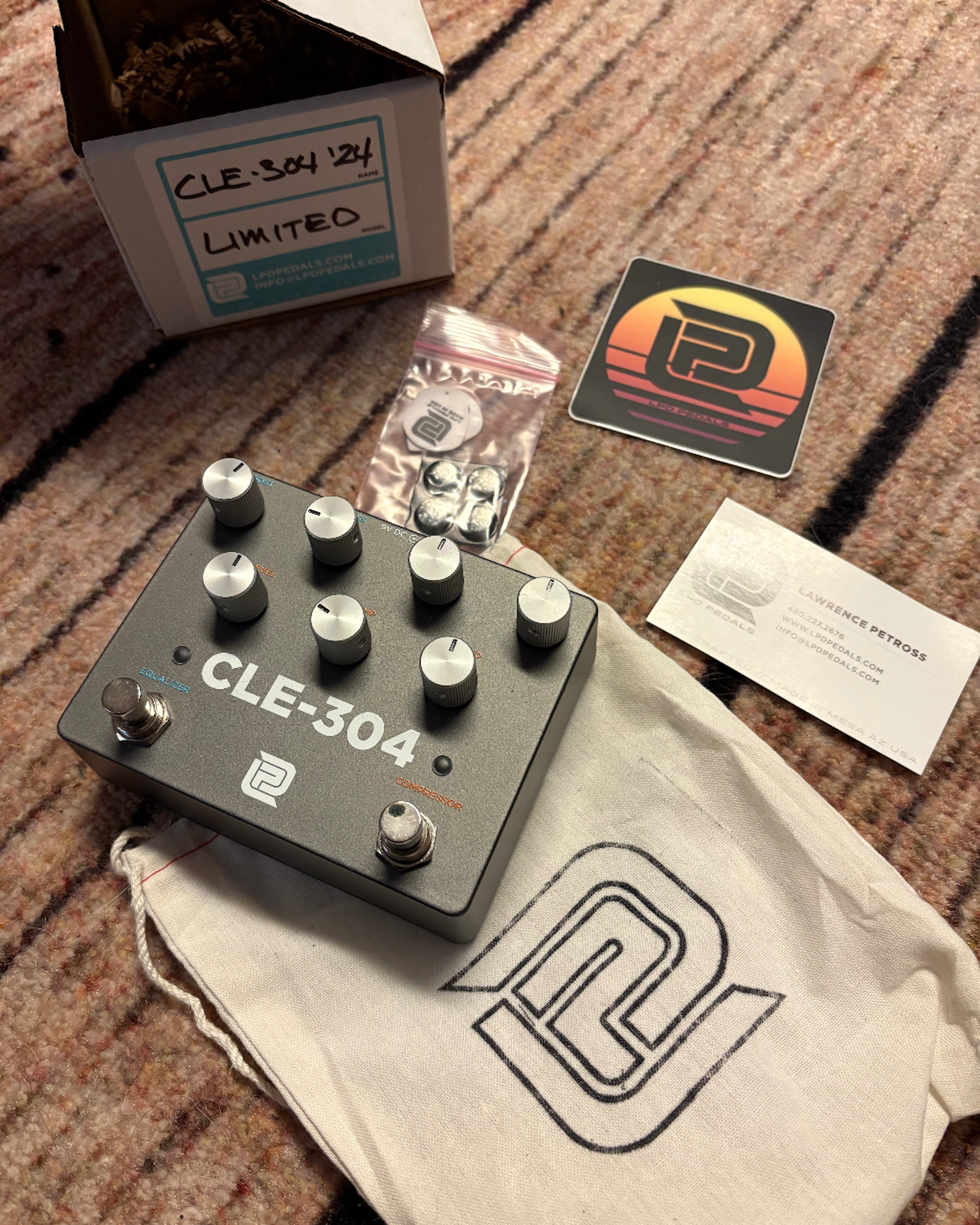 LPD Pedals  CLE-304 Limited Edition Comp/EQ/Boost