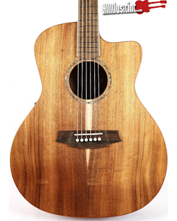 Cole Clark SAN1EC-BLBL Blackwood Acoustic Electric Guitar w/ Gig Bag