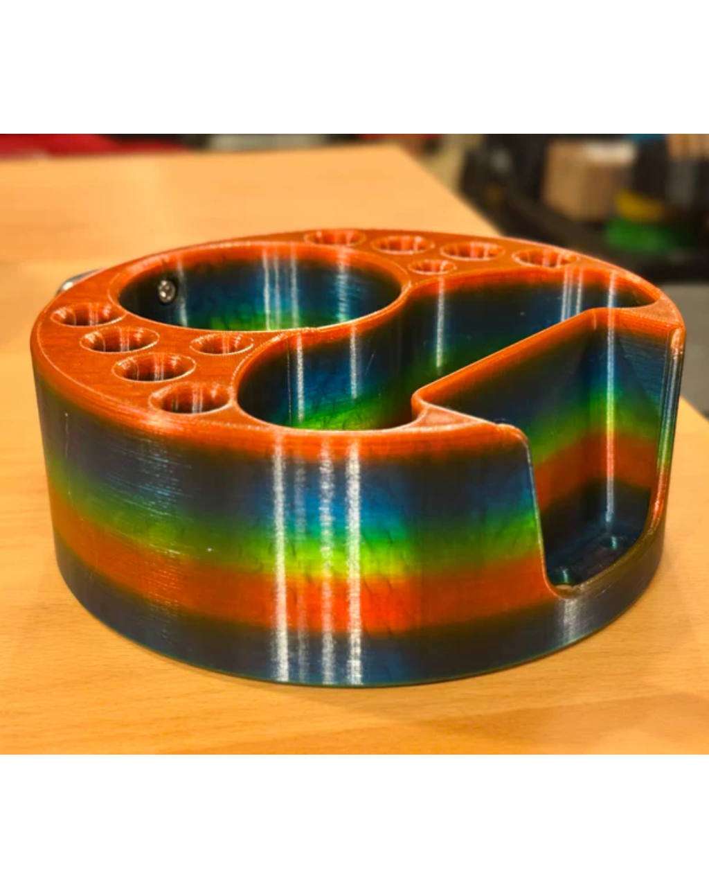 Resyn Deaf and Drum - Drum Buddy - Cyclops - Red-top Rainbow Fade | Resyn