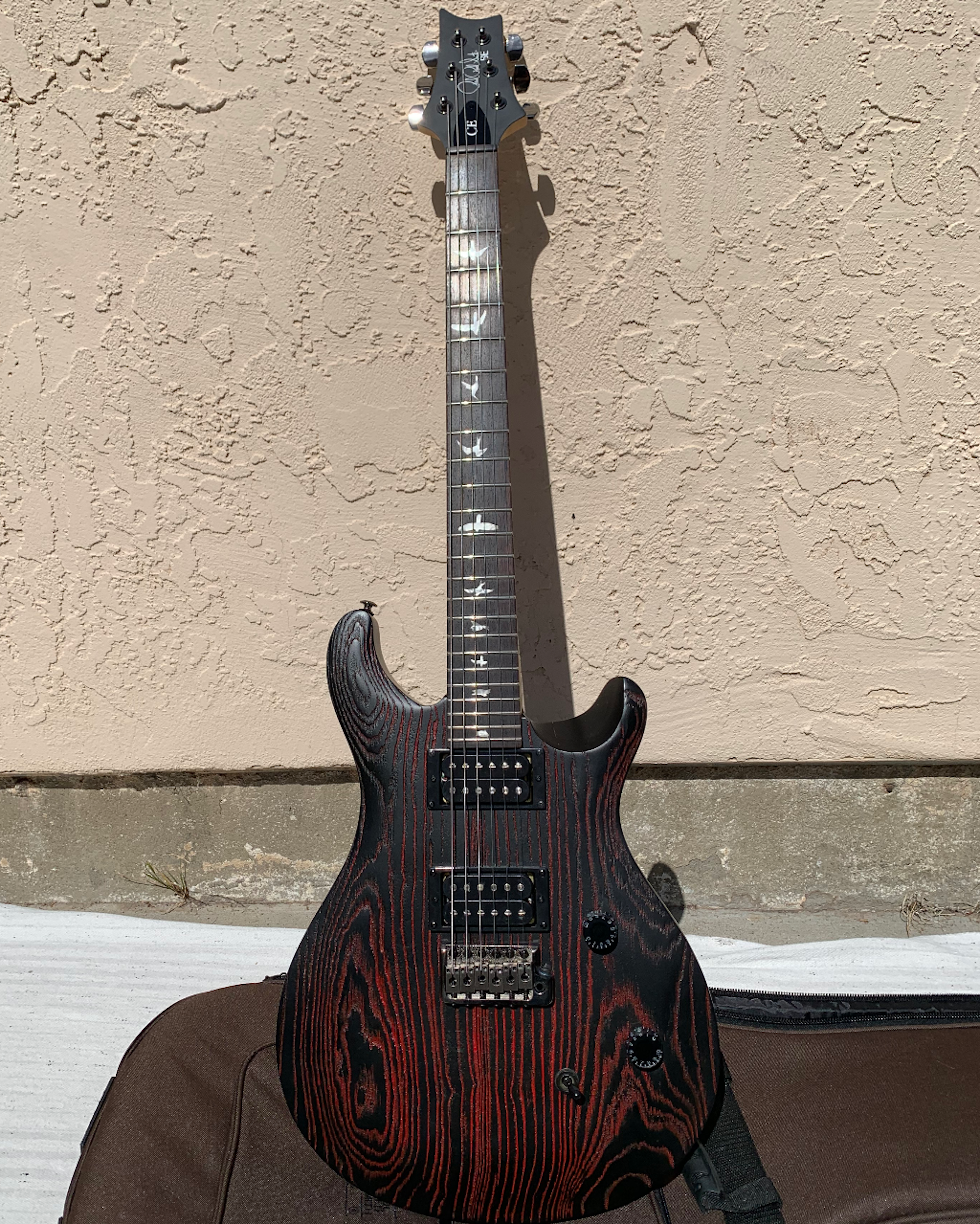 PRS CE Sand Blasted Red
