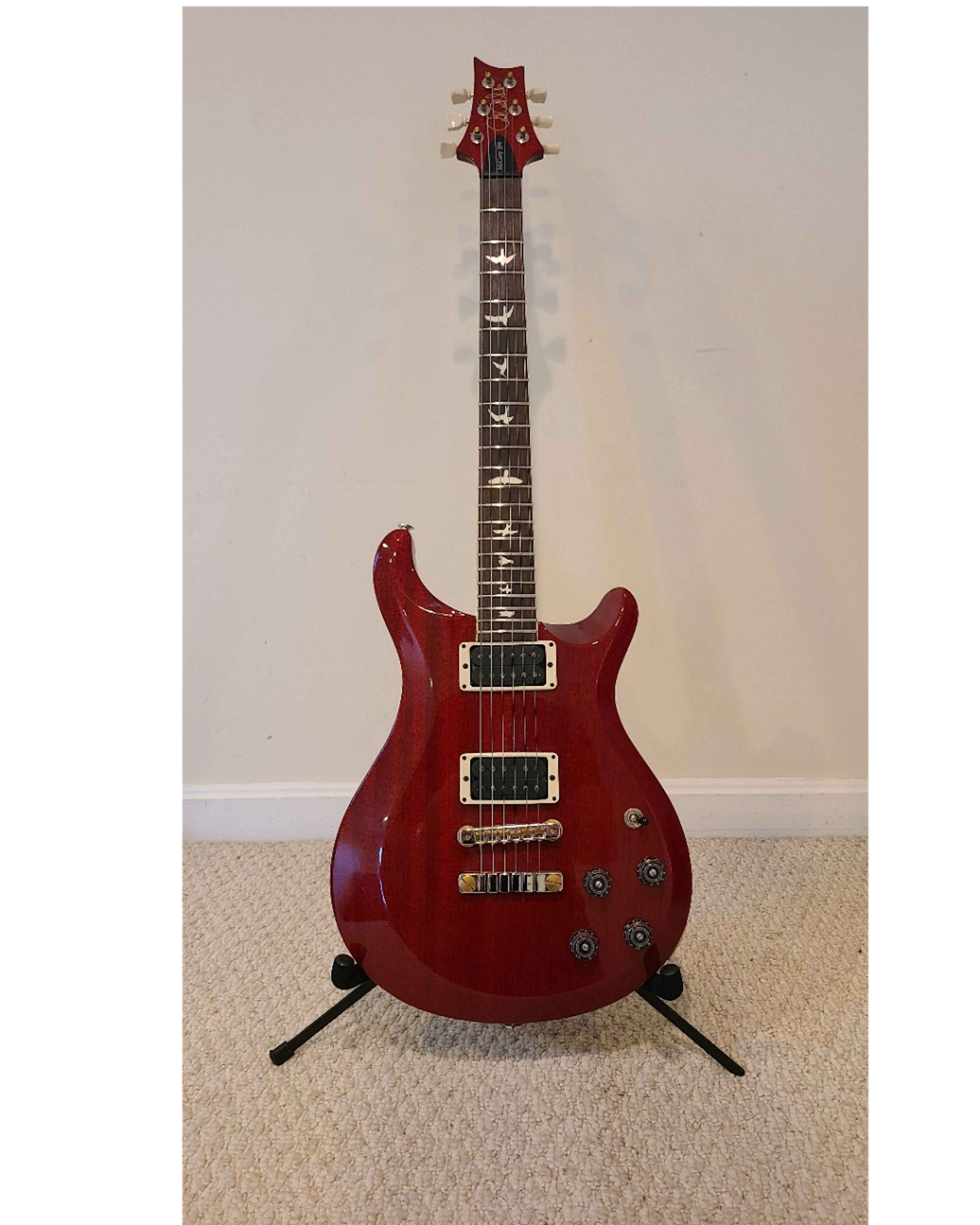 PRS McCarty 594 S2 thinline Vintage cherry- duncan pickups
