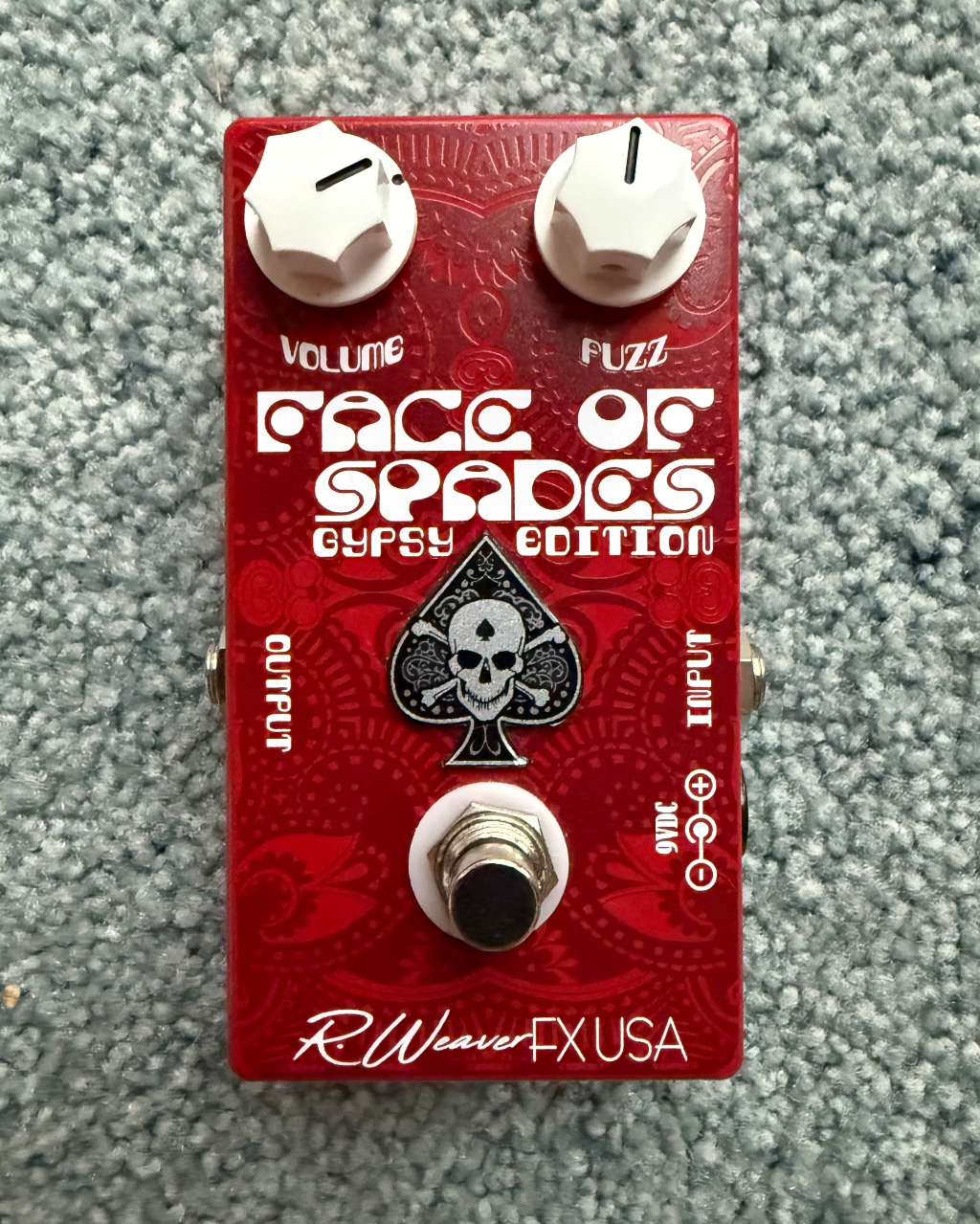 R. Weaver Face of Spade Fuzz Gypsy Edition