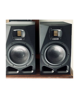 Adam Audio A7V Powered Monitors - Black (Pair)