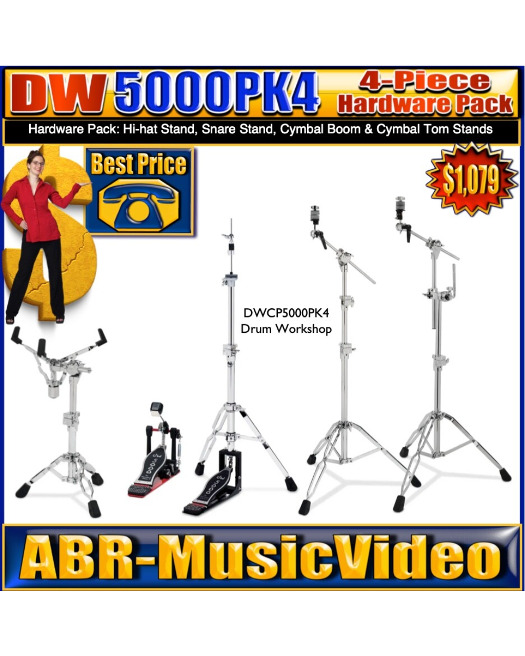 DW 5000 Series 5 Piece Hardware Pack DWCP5000PK4/ 1 Year Manufacture Warranty