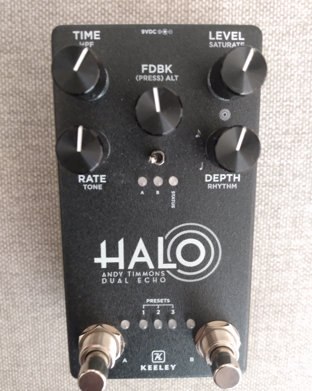 Andy Timmons Halo, signature dual delay