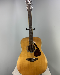 Yamaha FG720S-12 - 12-String Folk Acoustic Guitar in Natural - Very Good Condition