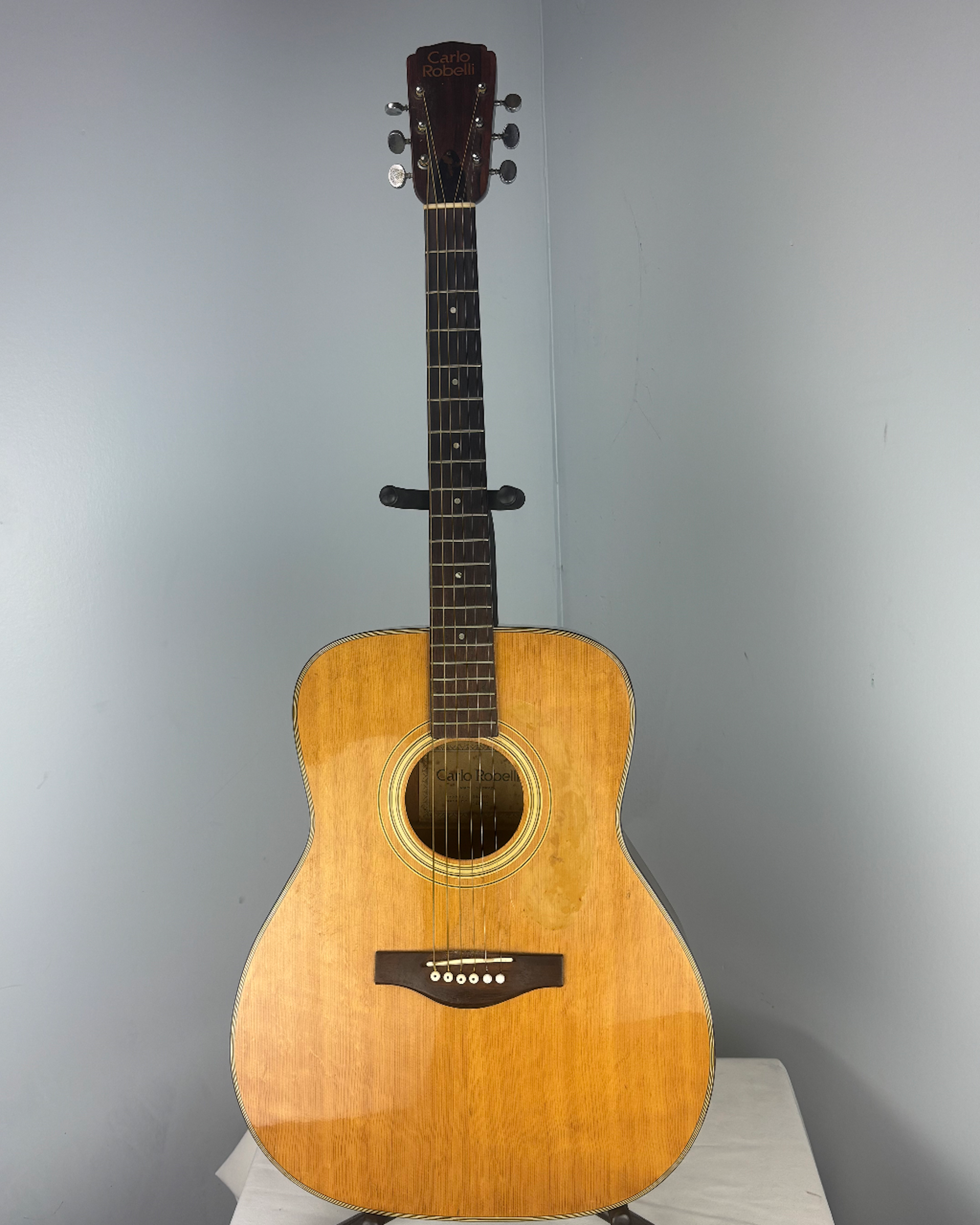 Carlo Robelli GS-720 Acoustic Guitar – Made in Brazil – Natural Finish – Mid-2000s