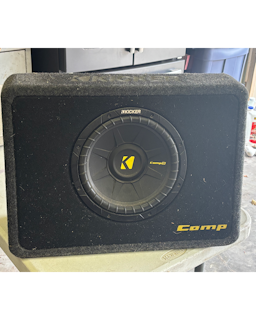 Kicker TCompS10 10" Subwoofer – Loaded Enclosure (4 Ohm)