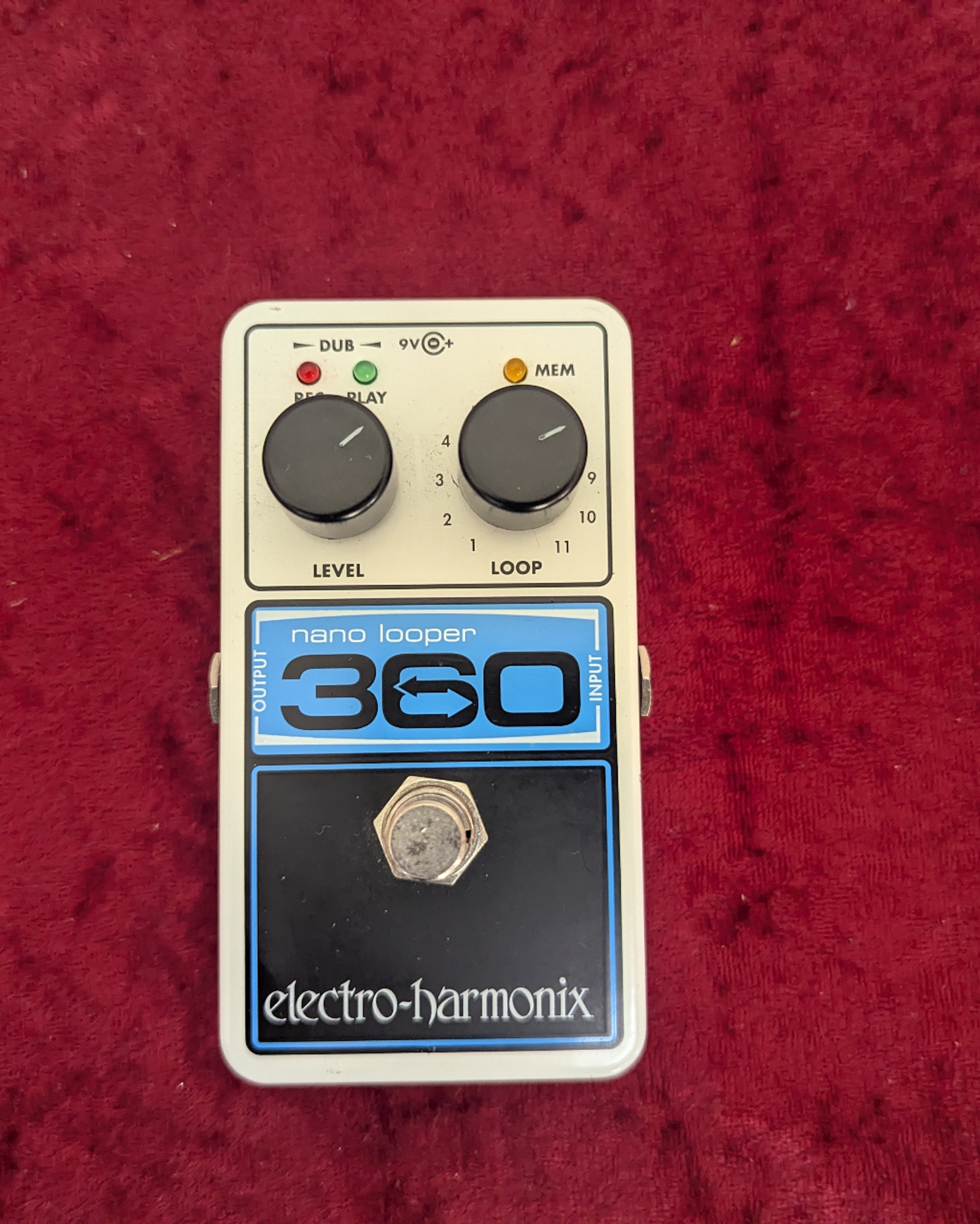 Electro Harmonix EHX Nano Looper 360 Guitar Looping Looper Pedal