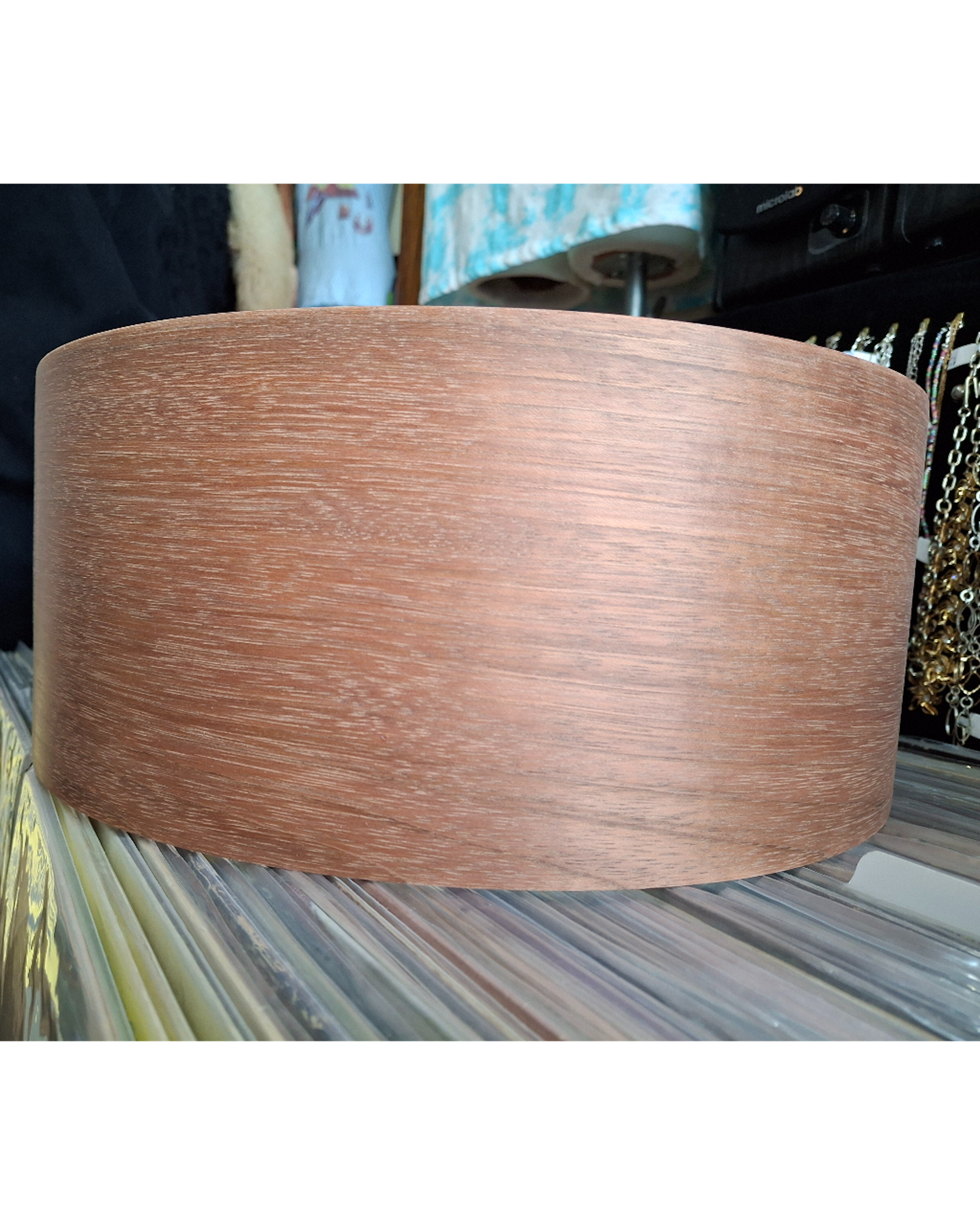 14x6 Jatobá / Red Oak steam Bent semi-solid bare raw snare drum Shell by Erie drums and shells