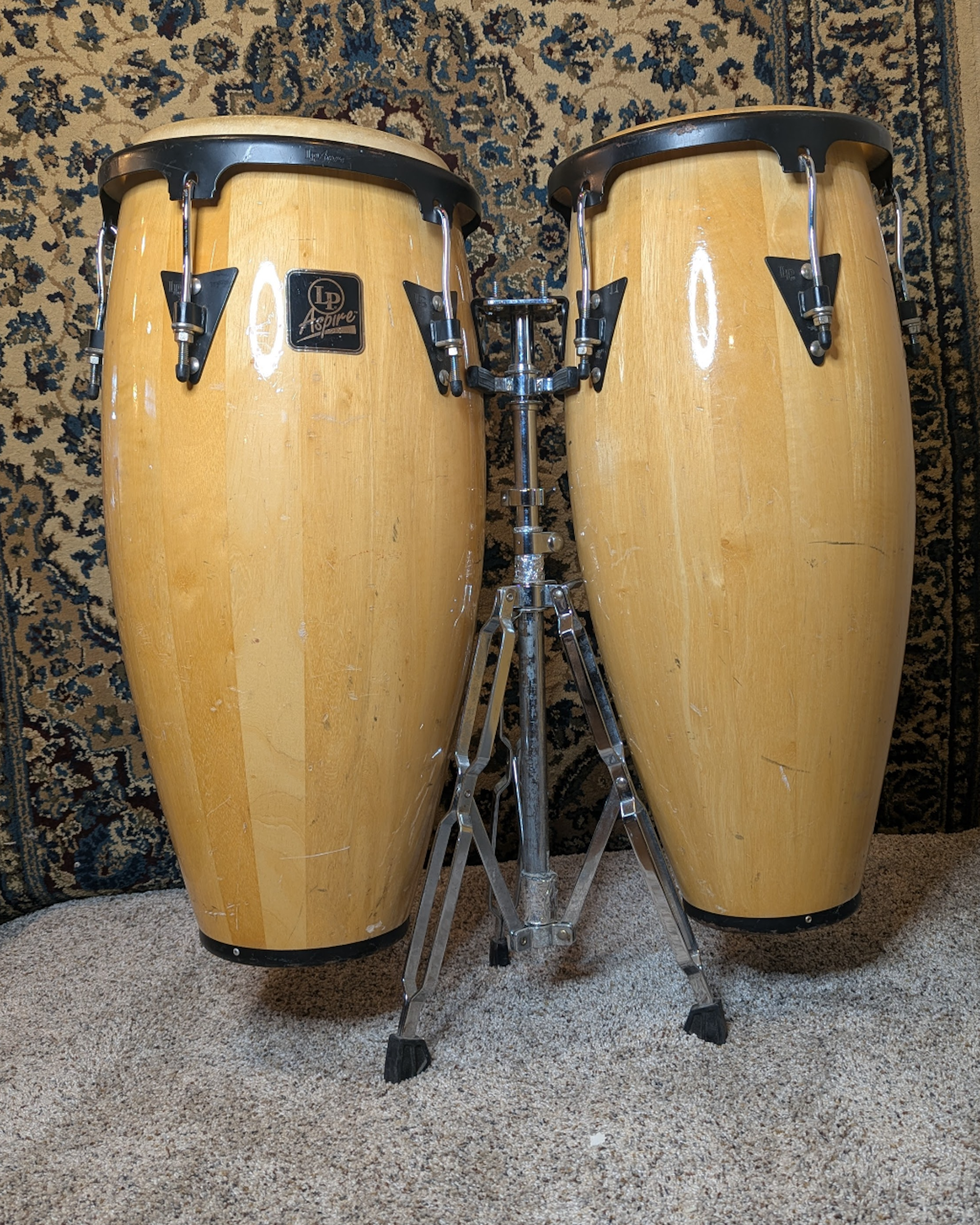 Latin Percussion LPA646-AW Aspire Series 10/11" Conga Set