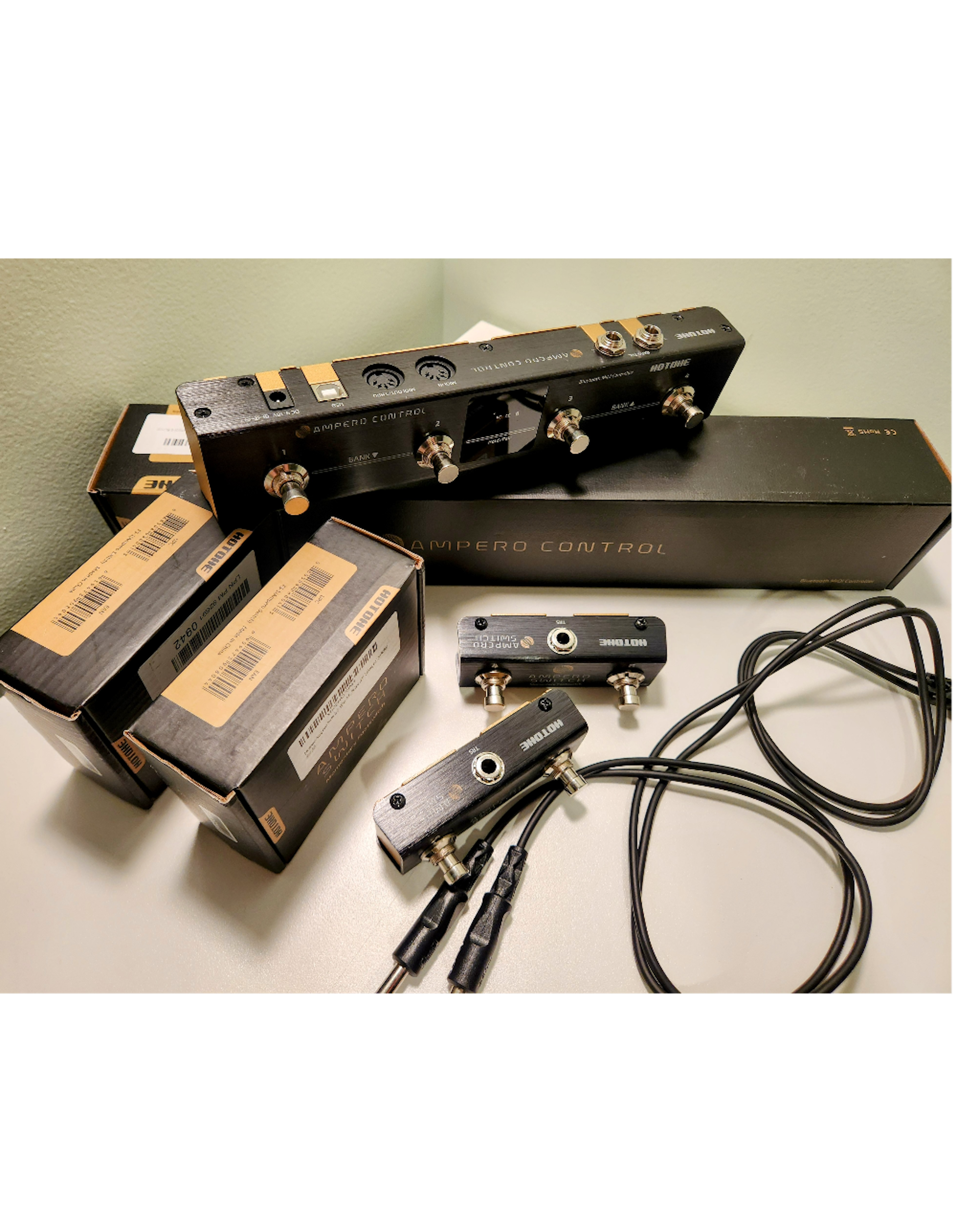 Ampero midi controller/FS's and TRS