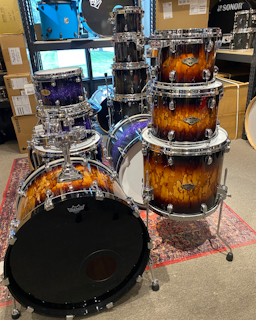 Tama Starclassic 4 piece kit in Molten Brown