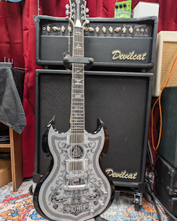 Schecter Wylde Audio Ironworks Barbarian - Black Burst