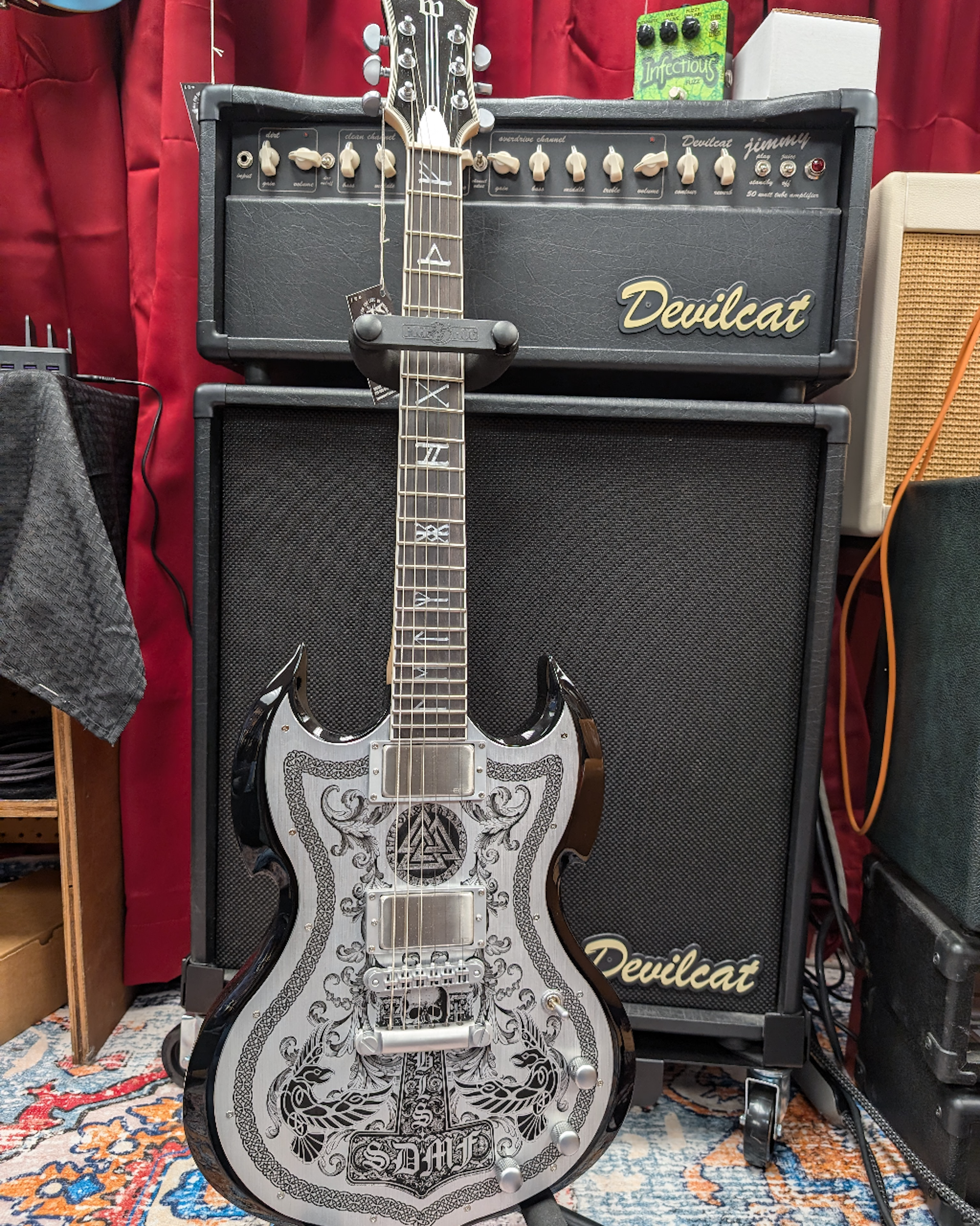Schecter Wylde Audio Ironworks Barbarian - Black Burst