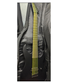 ESP LTD M-7 HT Baritone Black Metal - Black Satin